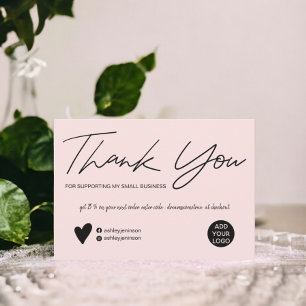 Tack för den moderna manussvarta och rosa ordninge