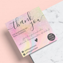 Tack för den moderna regnbåge glitter marble chic