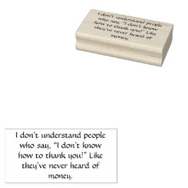 Tack för den roliga texten stämpel