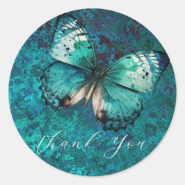 Tack för den romska grönten runt klistermärke