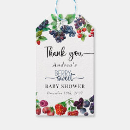 Tack för den söta baby shower-festen presentetikett