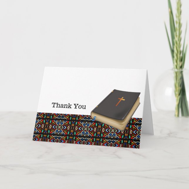 Tack för det fastkedjade glaset kort (Framsida)