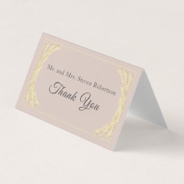 Tack för det katolska vinterbröllopet kort