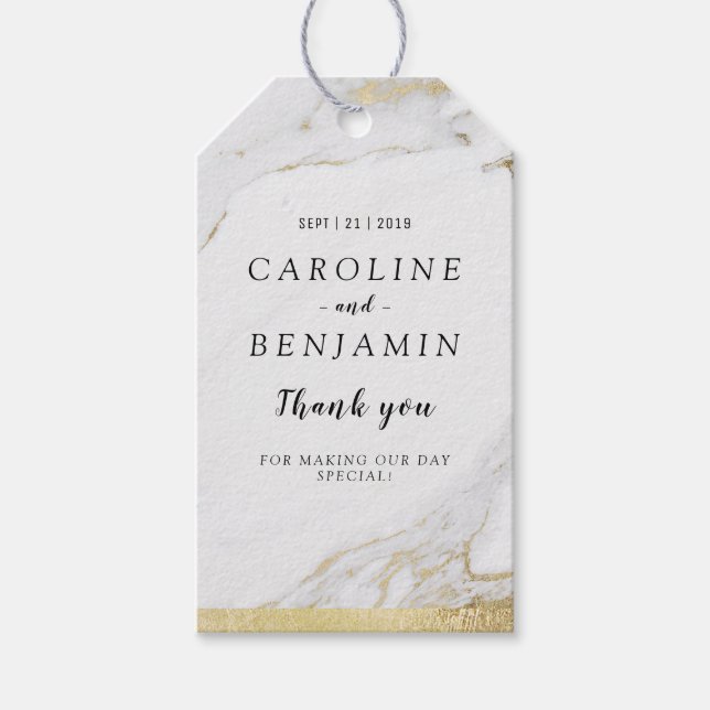 Tack för det moderna bröllop presentetikett (Framsidan)