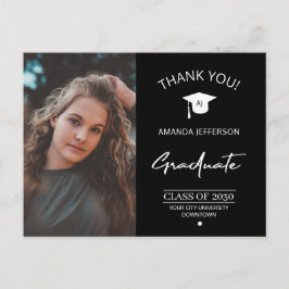 Tack för det moderna fotofotot studenten student vykort