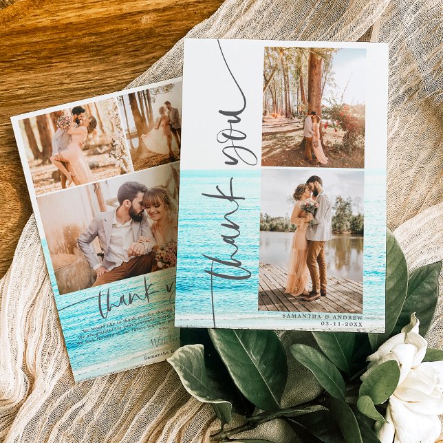 Tack för det moderna manuset 5 foton från bröllop (Skapare uppladdad)