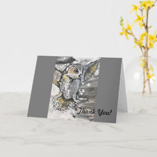 Tack för det ursprungliga Uggla-tecknet - ditt kor Kort