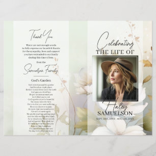 Tack för det vanliga PROGRAMMET Memorial Wildblomm