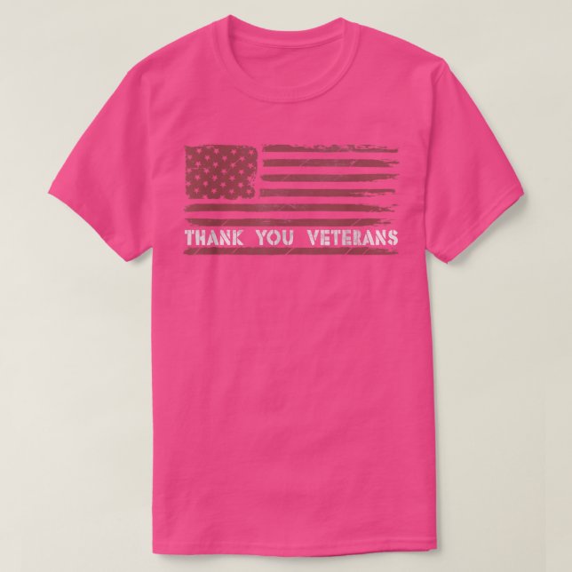 Tack för din amerikanska Flagga Patriotic T Shirt (Design framsida)