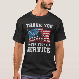 Tack för din amerikanska Flagga T Shirt
