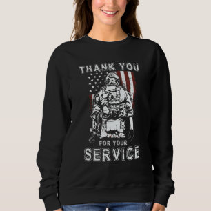 Tack för din amerikanska Flagga Veteran T Shirt