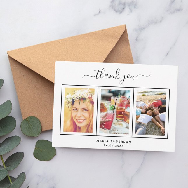 Tack för din anpassningsbar av fotoskript kort (Skapare uppladdad)