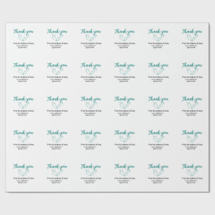 Tack för din beställning blad webbplats företagsna presentpapper