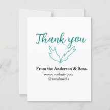 Tack för din beställning blad webbplats företagsna