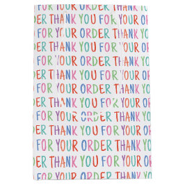 Tack för din beställning - färglös enkel modern