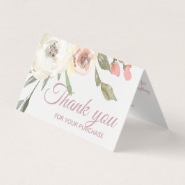 tack för din Blommigt Boutique Visitkort