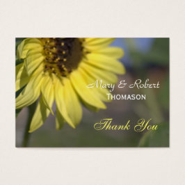 Tack för din bröllopsförmån visitkort