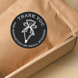 Tack för din Business Bakery-skrivbordssäck Runt Klistermärke