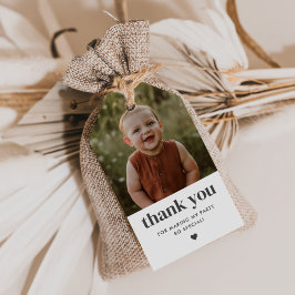 Tack för din födelsedag Photo Presentetikett