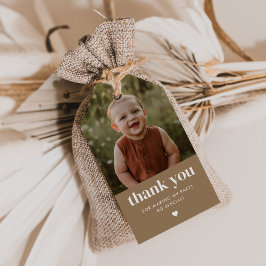 Tack för din födelsedag Photo Presentetikett
