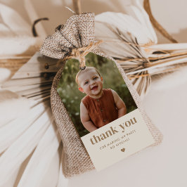 Tack för din födelsedag Photo Presentetikett