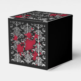 Tack för din gotiska vampyr Halloween-bröllopsförm Presentaskar