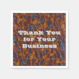 Tack för din Guld Blue-Professionell Pappersservett