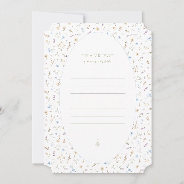 Tack för din lägenhet - blått storybook kort (Framsida)