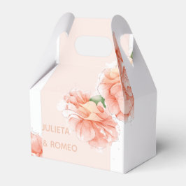 Tack för din moderna Blommigt Bröllop Presentaskar