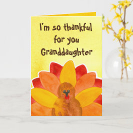 Tack för din mordotter Happy thanksgiving. Kort