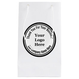 Tack för din Namn Svartvit Logotyp