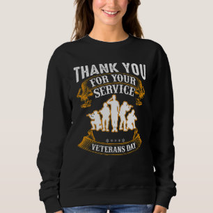 Tack för din Service Veterans Day Amerika T Shirt
