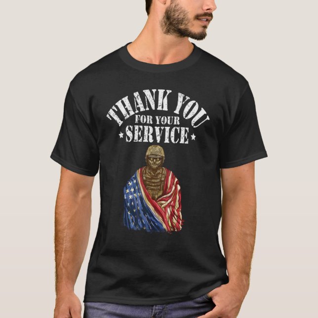 Tack för din serviceminent t shirt (Framsida)