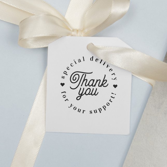 Tack för din supportleverans Frimärke Stämpel (Skapare uppladdad)