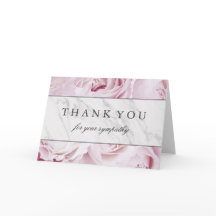 Tack för din sympati | Ro & Marble