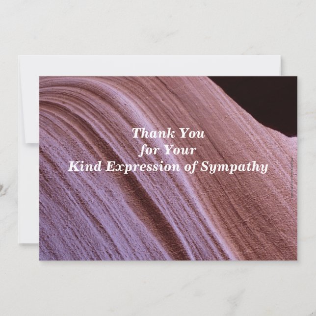 Tack för din sympatisandstenkanjon kort (Framsida)