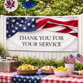 TACK FÖR DIN TJÄNST Amerikanflagga