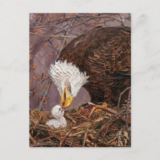 Tack för din tjänst Eagle Painterly Vykort