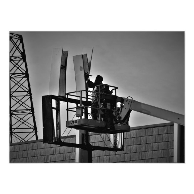 "Tack för din tjänst" Fototryck (Framsidan)