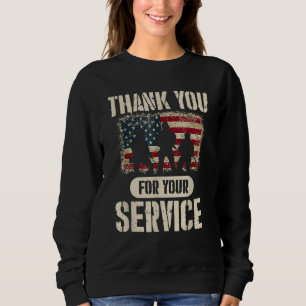 Tack för din tjänst - Patriotic Veterans Da T Shirt