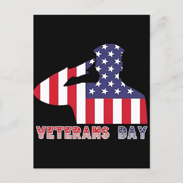 Tack för din tjänst: Veterans Day 2025 Helg Vykort (Framsida)
