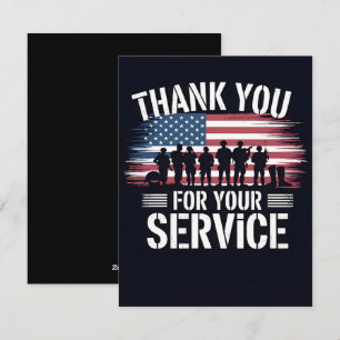 Tack för din tjänst: Veterans Day 2025 Julkort