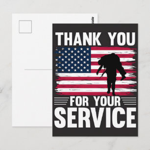 Tack för din tjänst: Veterans Day 2025 Vykort