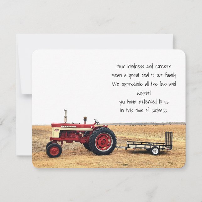 Tack för din vänlighet (Framsida)