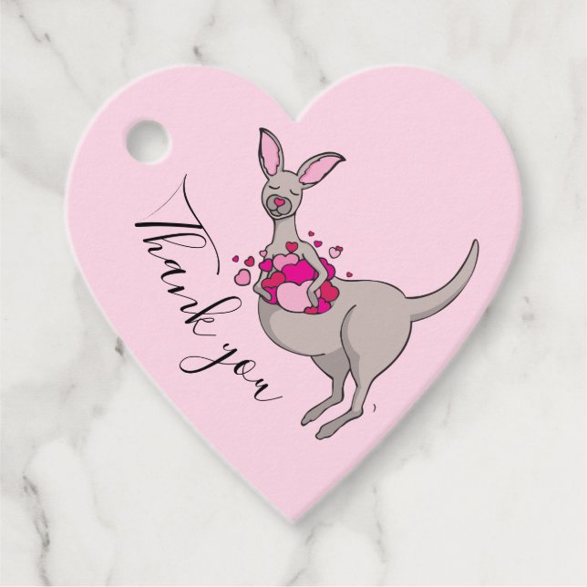 Tack för dina hjärtan gåvor etiketter (Framsida)