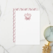 Tack för dina kort Dusty Rosa Vapensköld & Kor