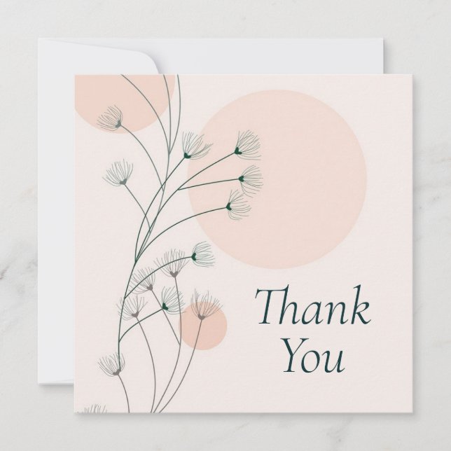 Tack för dina kort för bröllop eller Shower (Framsida)