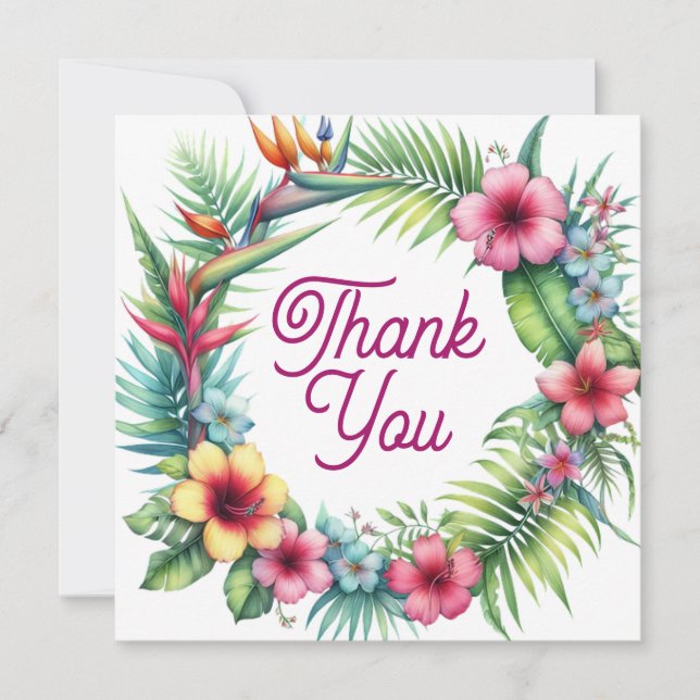 Tack för dina kort för bröllop eller Shower (Framsida)