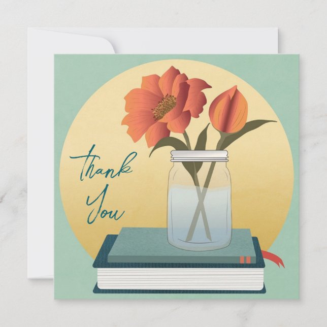 Tack för dina kort för bröllop eller Shower (Framsida)