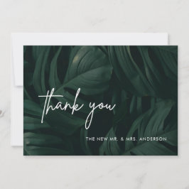 Tack för dina kort för det tropiska destinationsbr